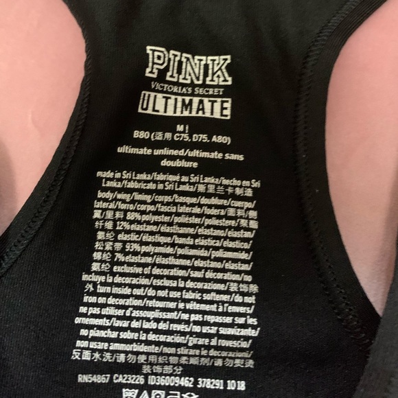 PINK Ultimate Gym Racerback Sports Bra - Picture 4 of 5
